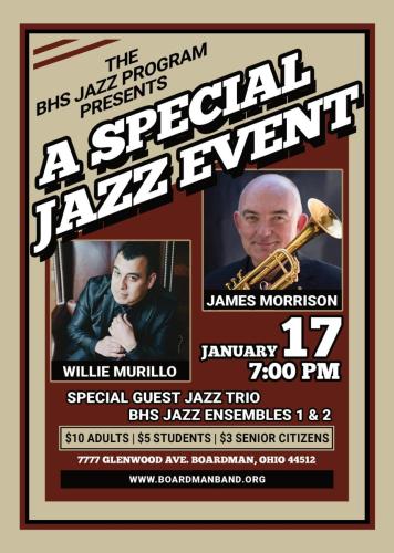 2023 Special Jazz Event at BHS Poster